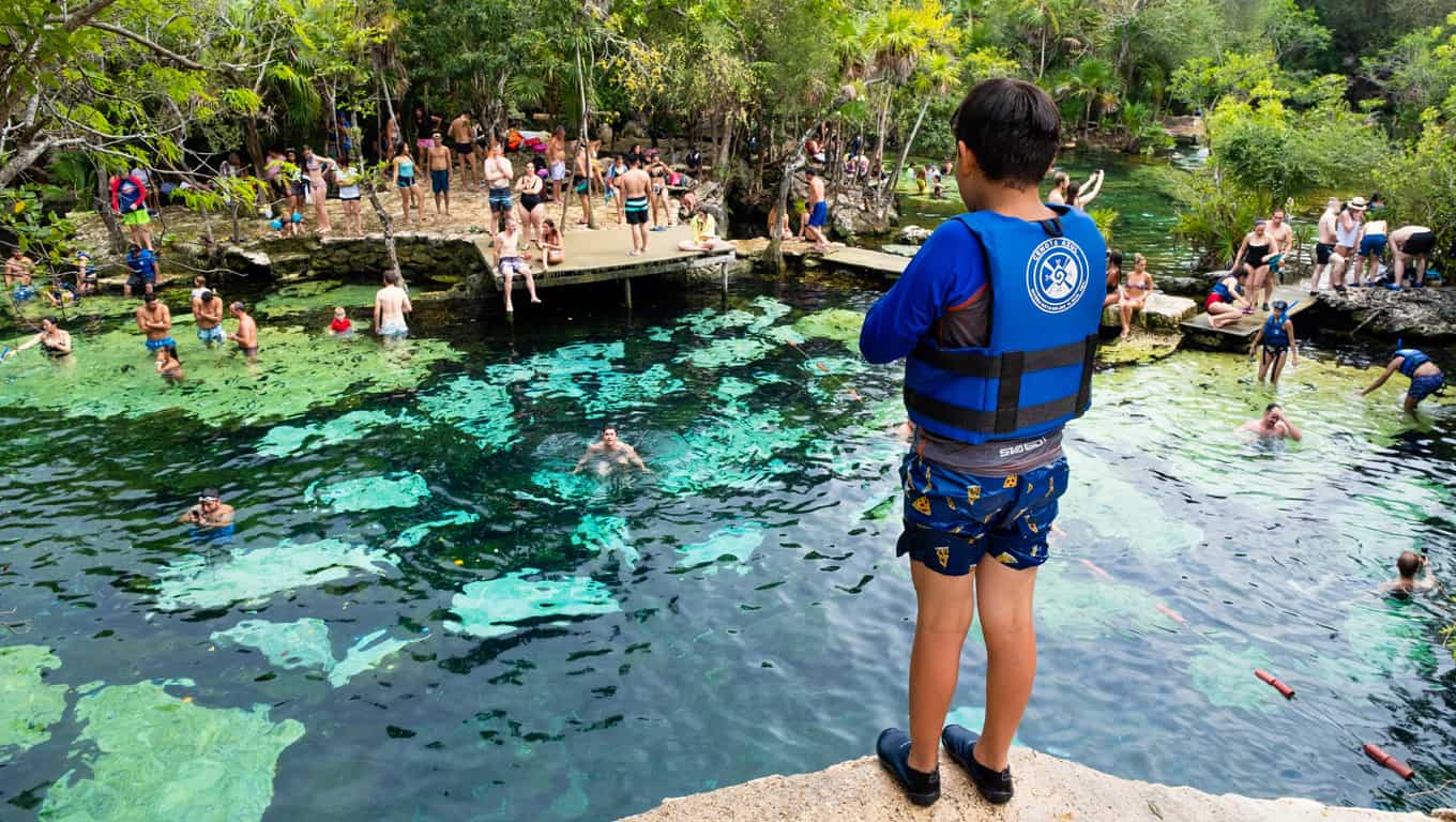 Cenote In Mexico